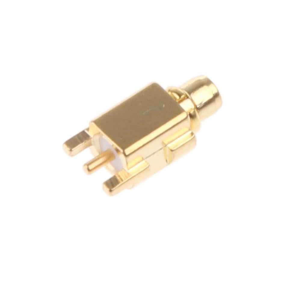 5 Pieces Pure Copper MMCX Male Socket Headset Cord Repair for Shure SE215