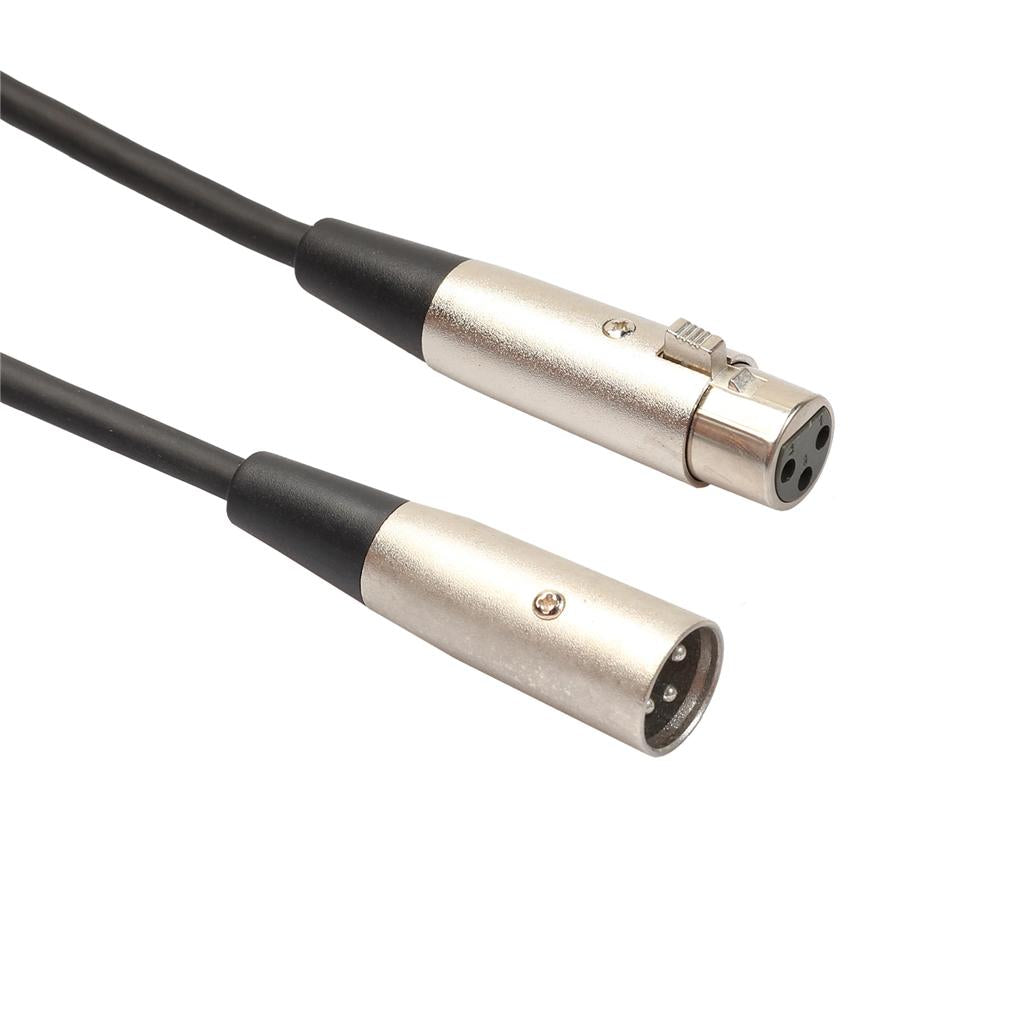 3Pin Jack XLR Cable Male to Female M/F Audio Lead For Microphone Mixer 1.8m