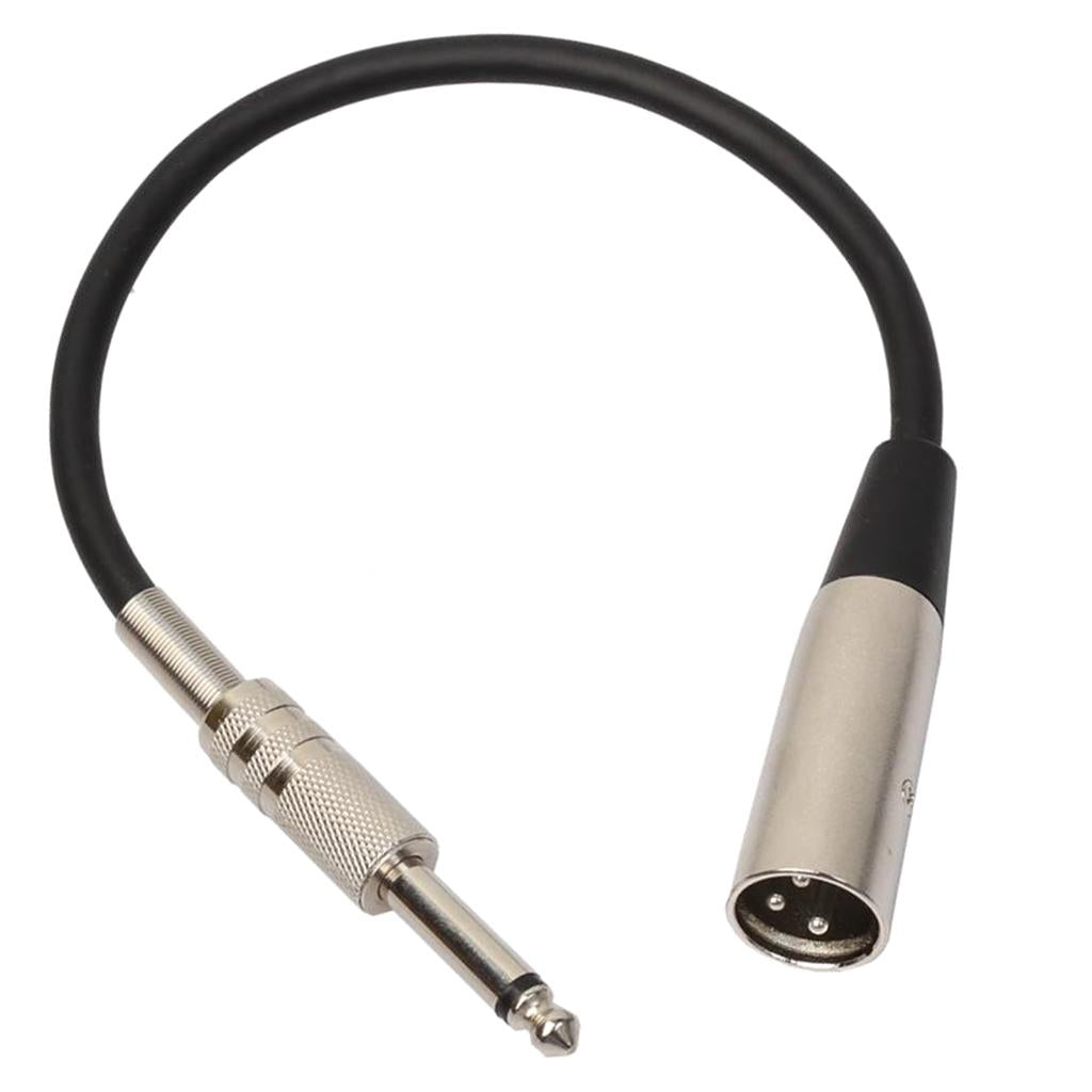 6.35 Stereo Audio Male to 3-pin XLR Male Cord for Musical Instrument Parts