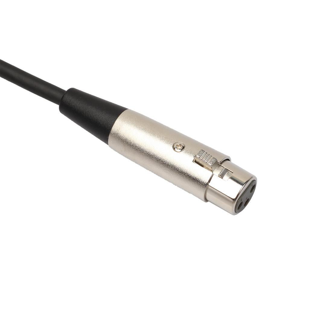 1/4 TRS Audio Male to 3-pin XLR Female Cord for Musical Instrument Parts
