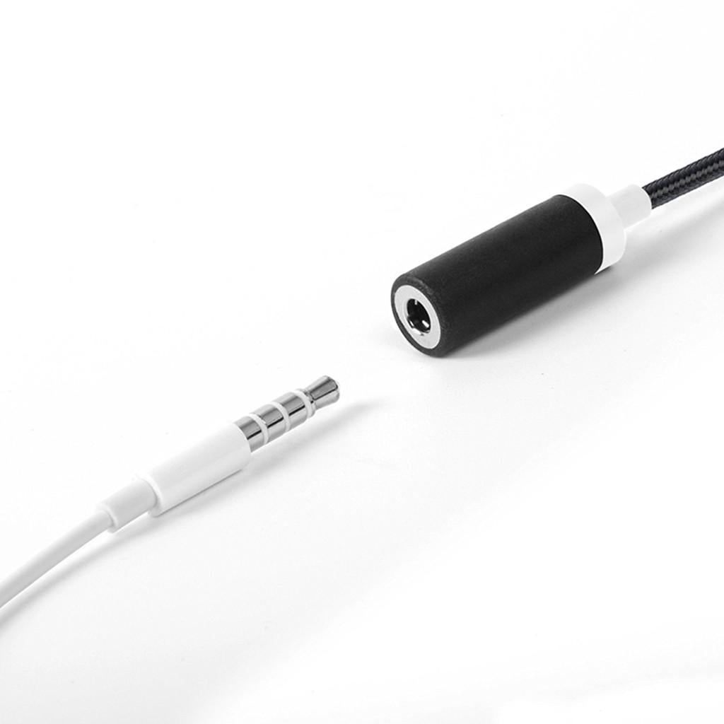 3 X USB-C Type C to 3.5 mm Headphone Jack Adapter Earphone Audio Cable Black