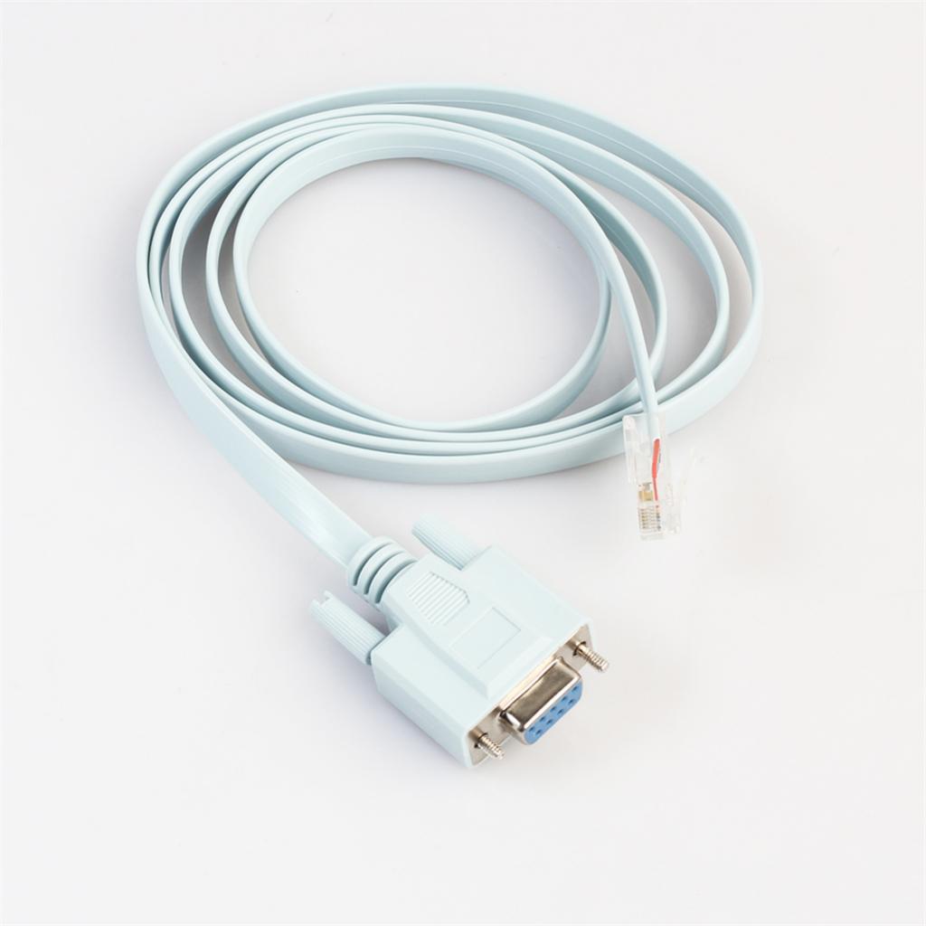 1.5m/5ft for Cisco DB9 Female to Male Console Rollover Cable 72-3383-01