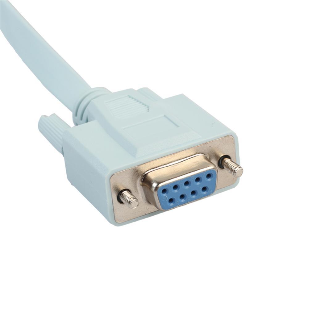 1.5m/5ft for Cisco DB9 Female to Male Console Rollover Cable 72-3383-01
