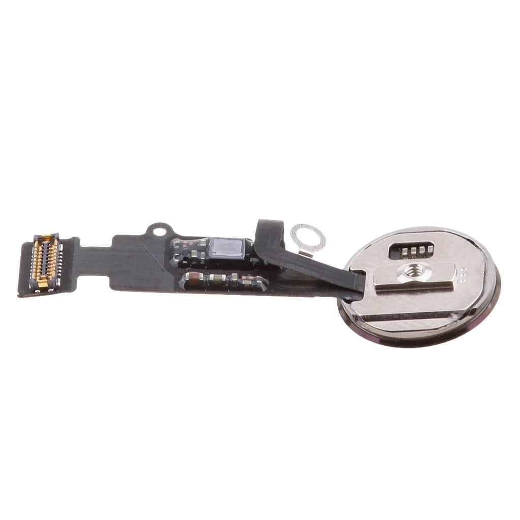 Replacement Home Menu Button for iPhone 8 / 8 Plus with Flex Cable Touch ID Sensor Main Key Assembly, Black