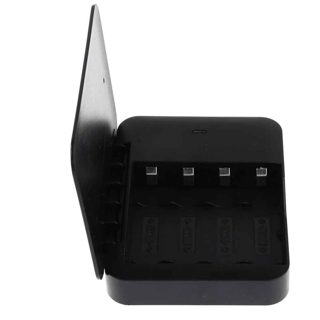 Universal 4x AA Battery USB Travel Emergency Charger For Phones MP3 Black