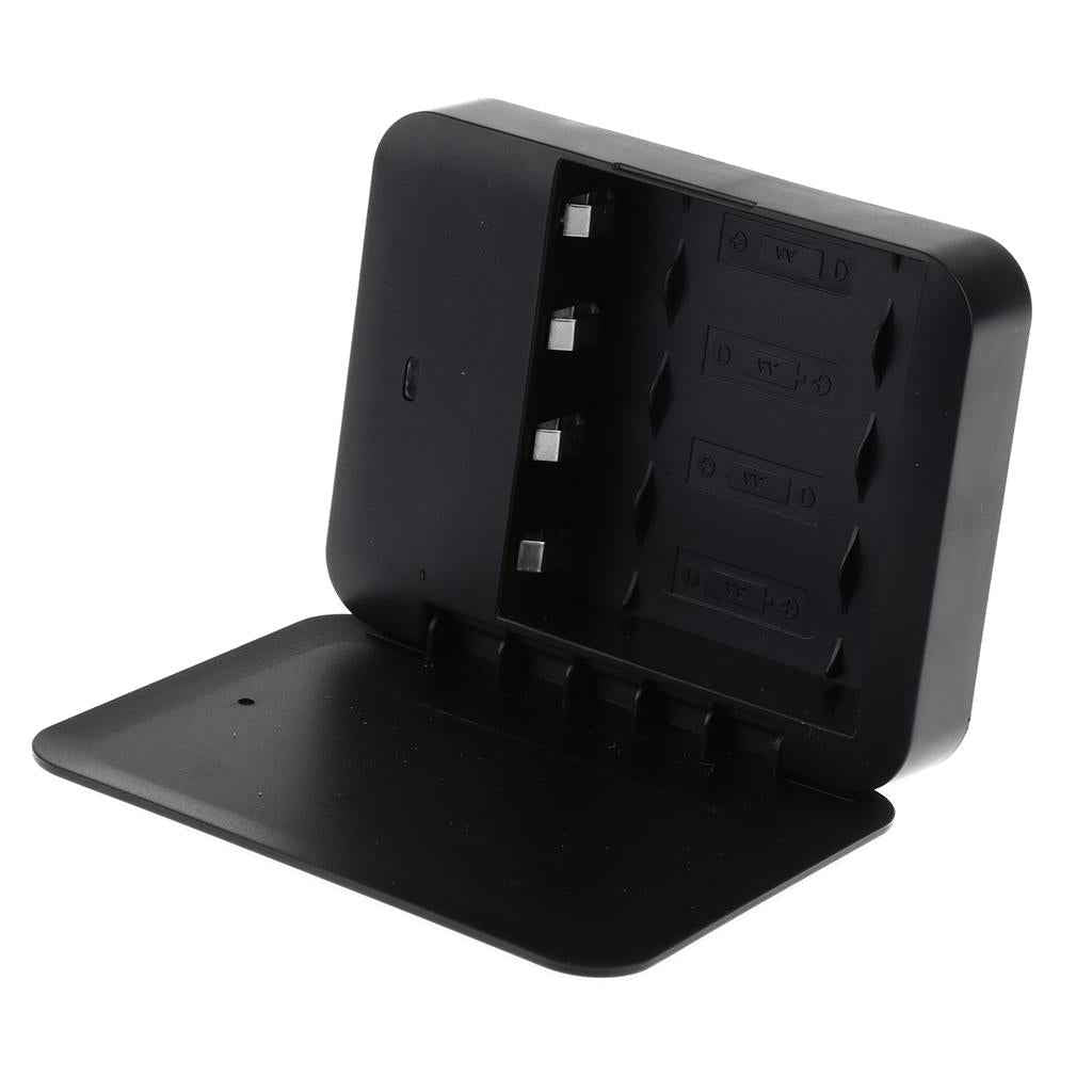 Universal 4x AA Battery USB Travel Emergency Charger For Phones MP3 Black