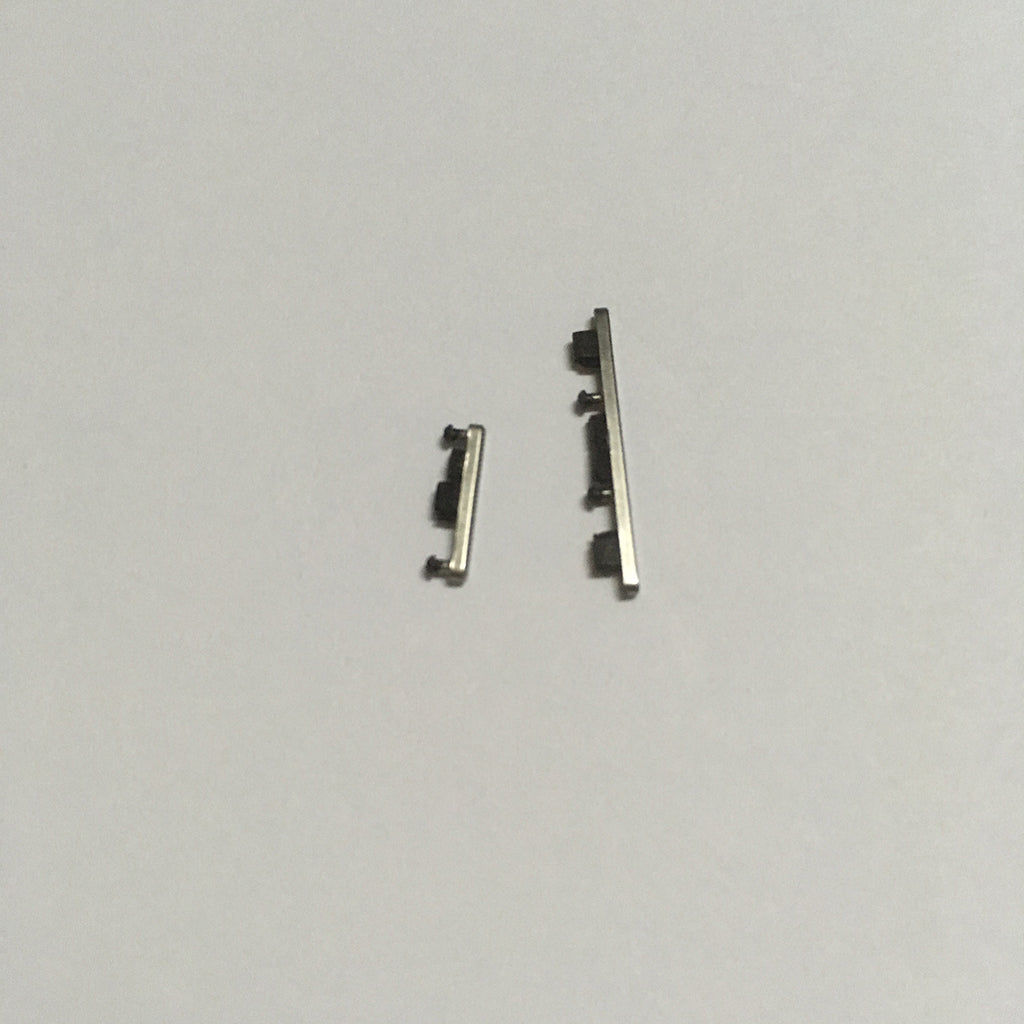 2 X Power ON/OFF Button + Volume Side Key For Motorola Moto G4/G4 Plus gray