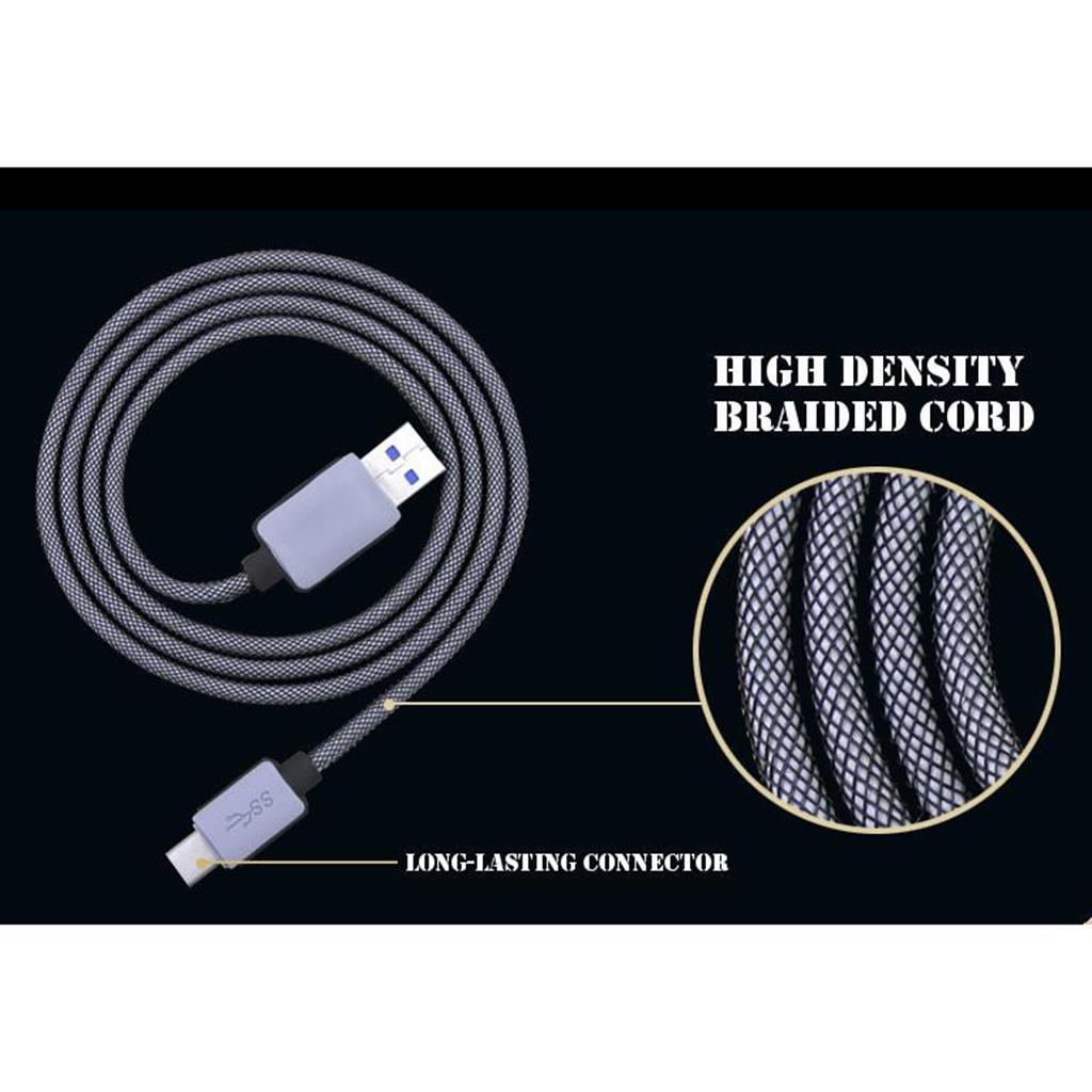 4x1.5m USB Type C Cable 3.1 Braided Sync Charger Charging for Samsung S8 G6