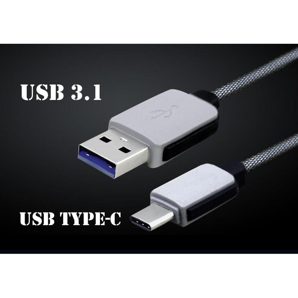 2x1.5m USB Type C Cable 3.1 Braided Sync Charger Charging for Samsung S8 G6