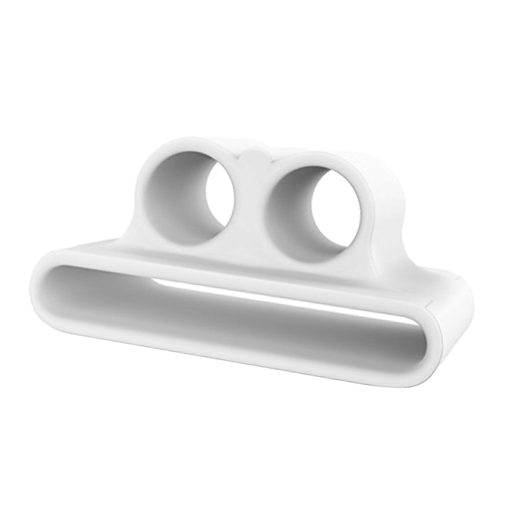 2 XSilicone Case Belt Holder Portable Anti-lost Strap for Apple AirPod White