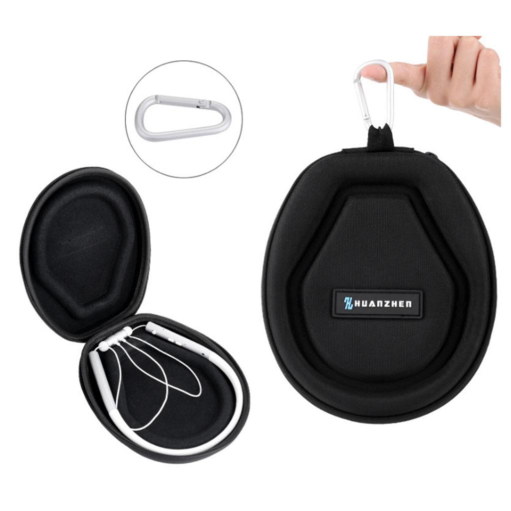 Black EVA Carrying Hard Case for Samsung Sony bluetooth headset Protective