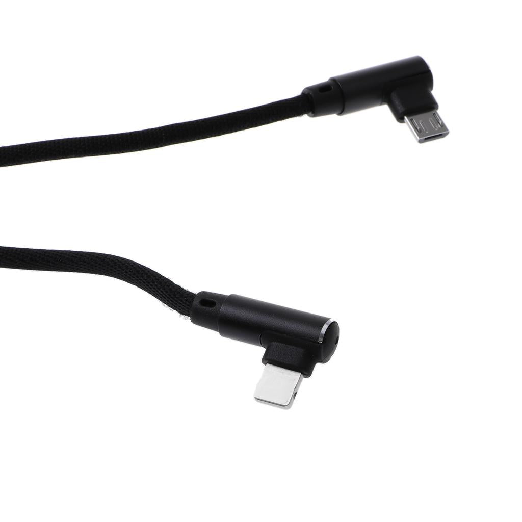 59 3 in 1 Multi USB Charger Cable Adapter for iPhone Android Huawei Black"