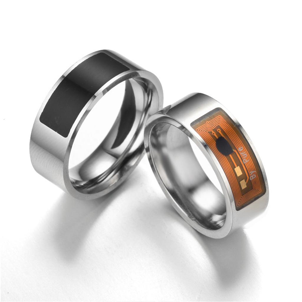 2xNFC Smart Rings Magic Wearable Multifunctional for Android IOS Phones US9