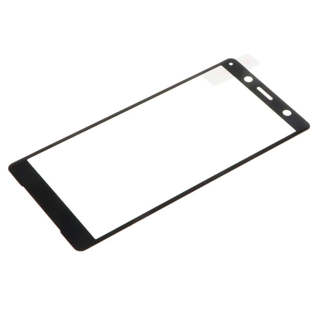 2xFull Cover 3D Curve Protective Film Screen Guard for Sony XZ2 Compact black