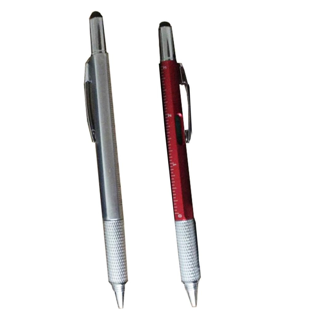 2 Pcs Capacitive Pen Stylus Ballpoint Pen for Samsung Apple Phone Computer