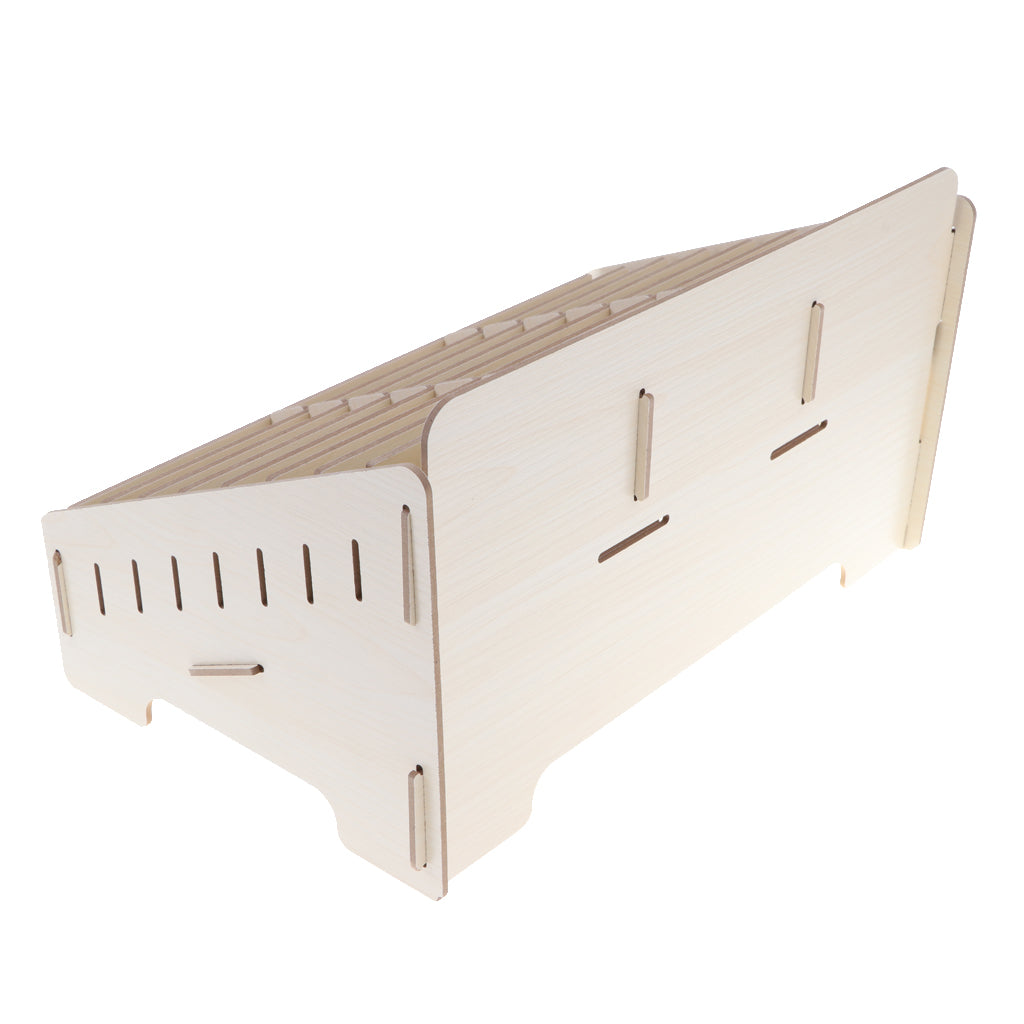 Cell Phone Organizer DIY Multi-Grid Wooden Desktop Storage Box Holder