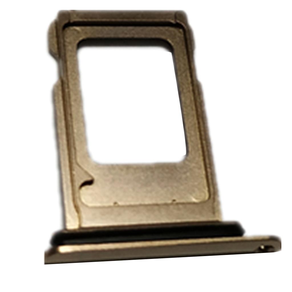 2xPhone Dual Sim Card Holder Slot Tray Replacement for iPhoneXs Max gold