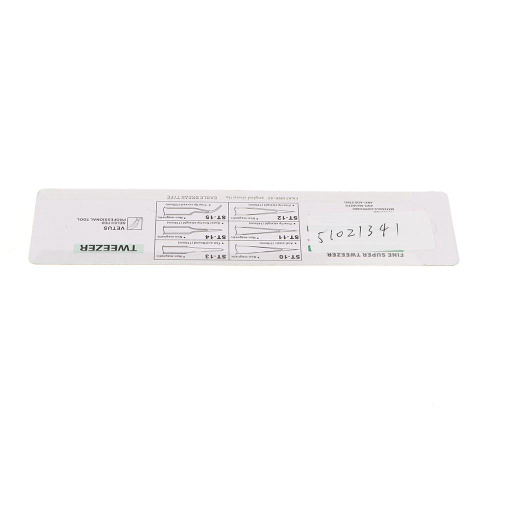 4xPrecision Stainless Steel Tweezers for Phone Repair Tool Narrow Round Head