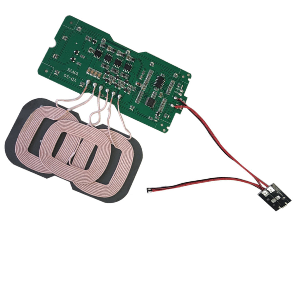 5W Wireless Charger PCBA Circuit Board 3 Coil Wireless Charging Pad DIY