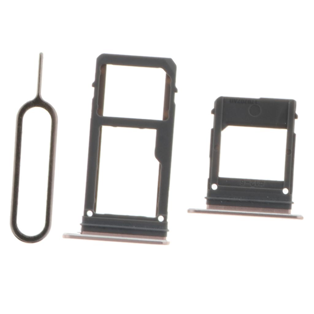4xPhone Sim Card Holder Slot Tray Replacement for Samsung A5 A7 2017 A520 Pink