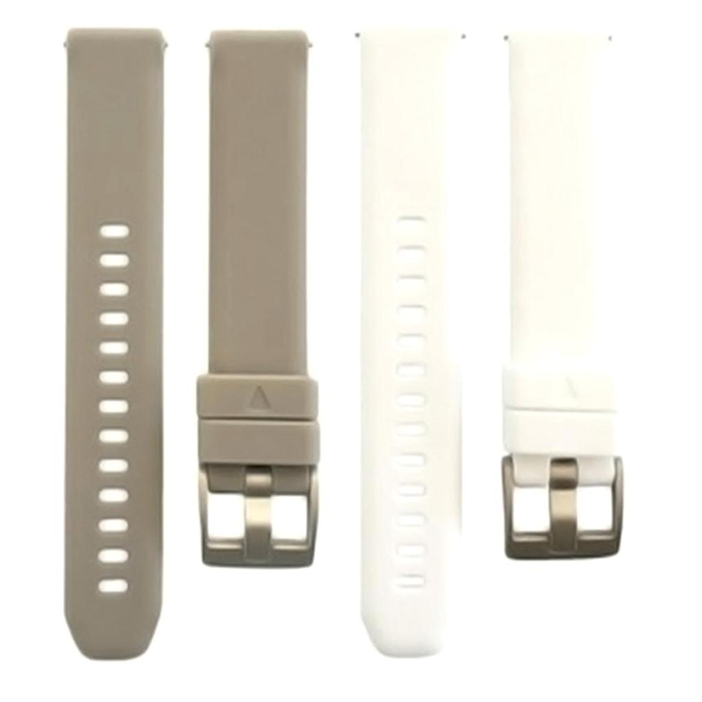 2 pcs Quick Release Watch Bands Replacement Silicone Straps for Smart Watch