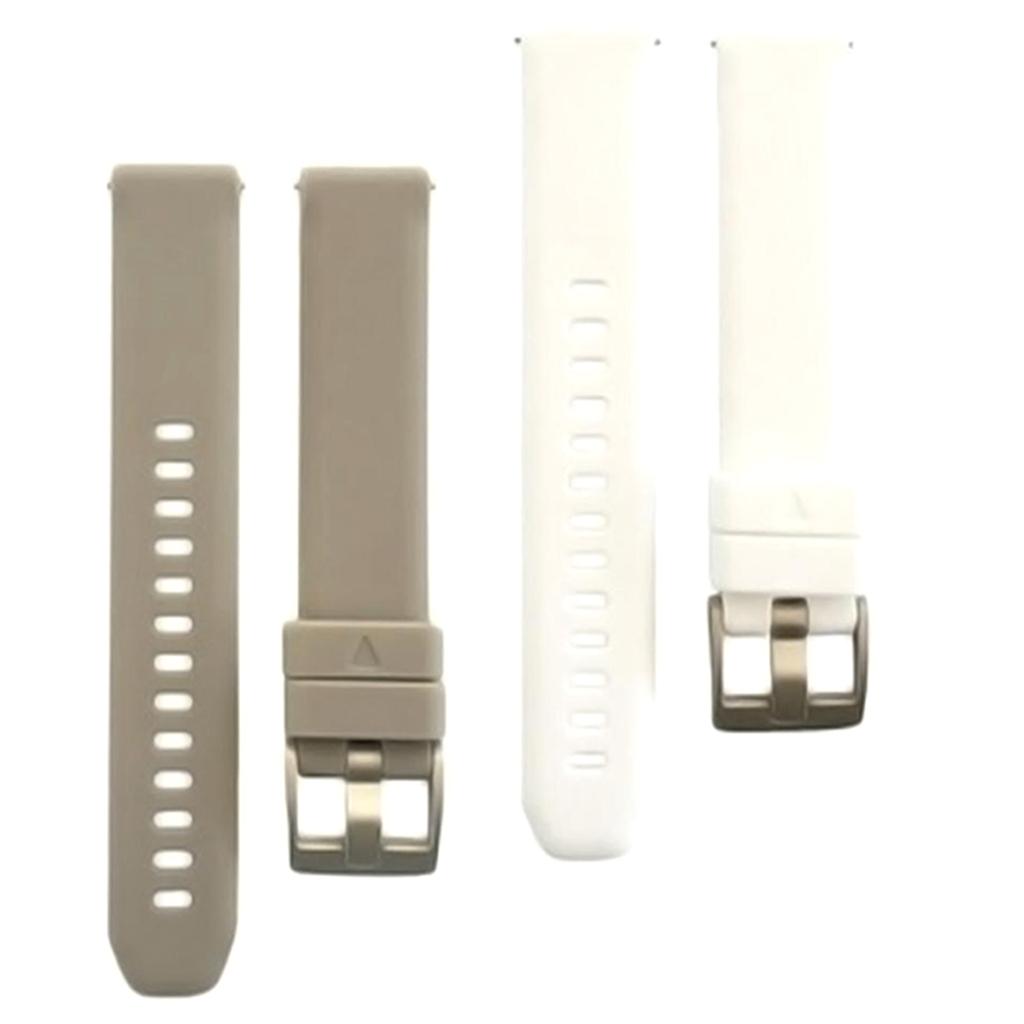 2 pcs Quick Release Watch Bands Replacement Silicone Straps for Smart Watch