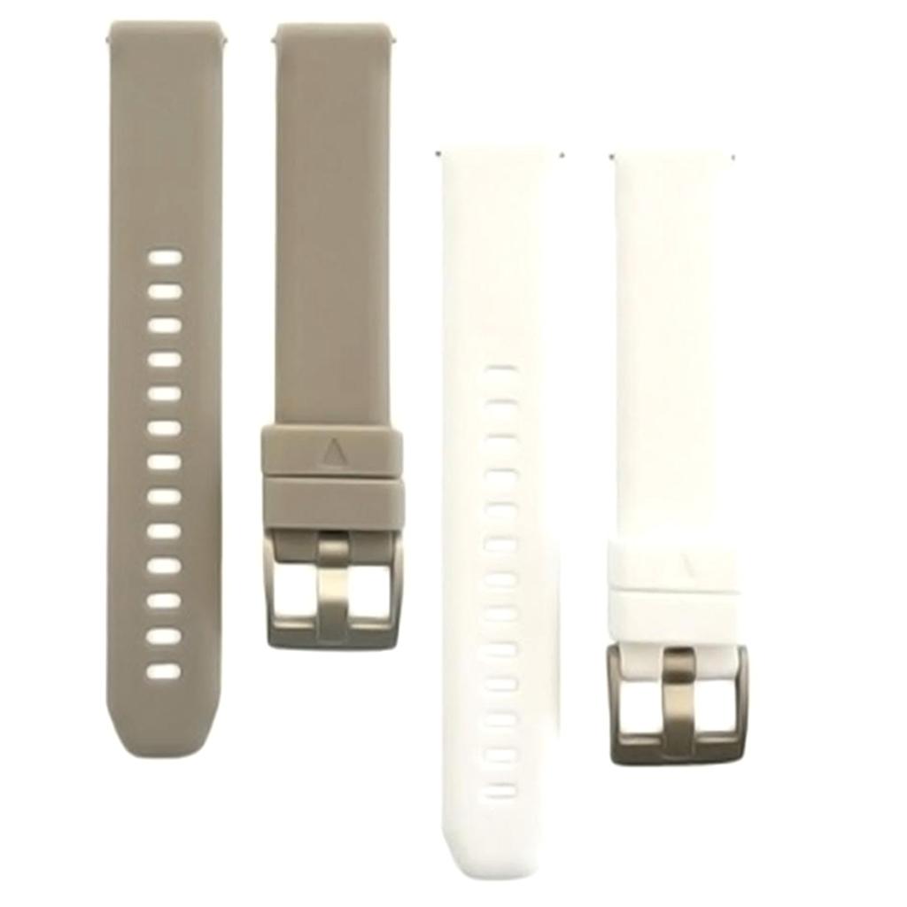 2 pcs Quick Release Watch Bands Replacement Silicone Straps for Smart Watch