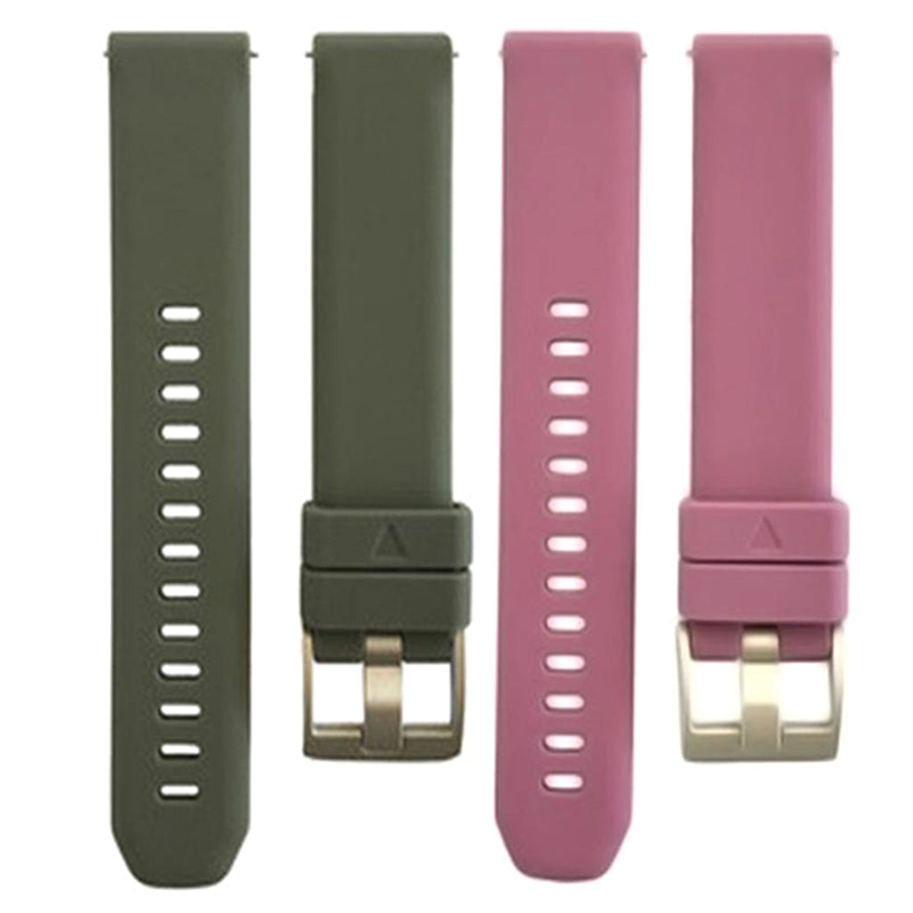 2Piece 20mm Silicone Quick Release Watch Band Strap Stainless Steel Buckle#1