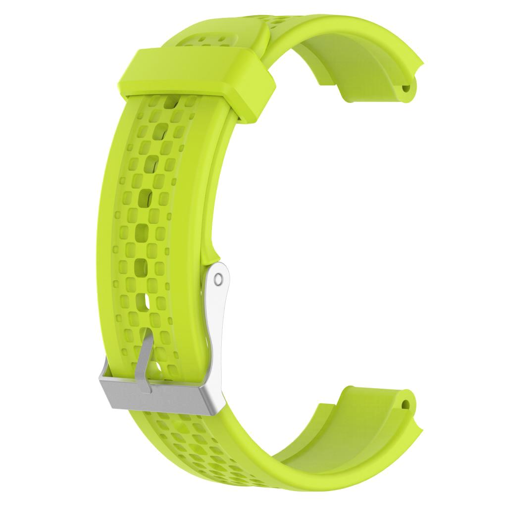 22mm Replacement Silicone Sport Watch Band Strap For Garmin Forerunner 25 Lightgreen