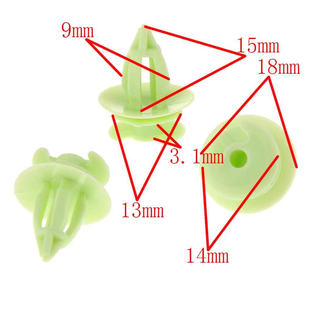Door Trim Panel Clips Retainers Fasteners for BMW E36 318i 318is M3 M5 X5 Z3 51411973500 Pack of 20