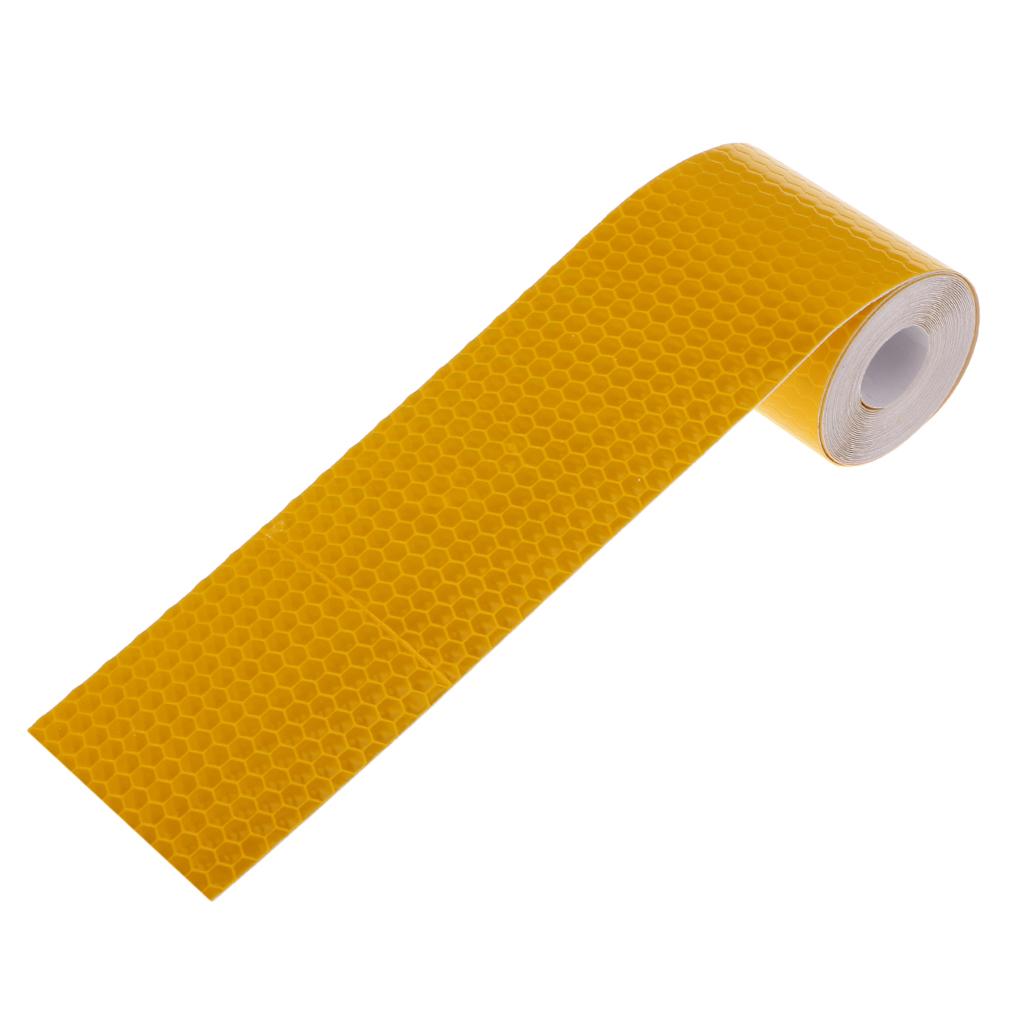 3Meters Reflective Safety Tape Adhesive Sticker for Truck Car Orange Red
