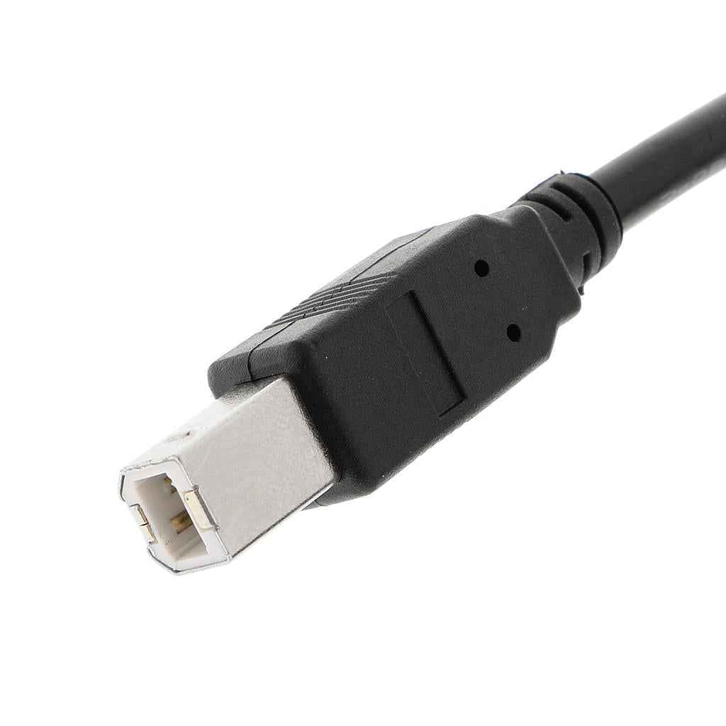 0.5M USB Cable Wire Printer Lead A TO B Male High Speed 2.0 Data Cord Black