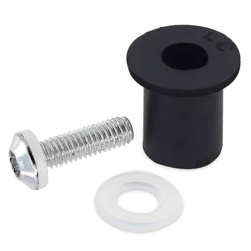 10x Fairing Wind Screen Screw Bolt Kit Windshield Mounting Motorcycle Silver