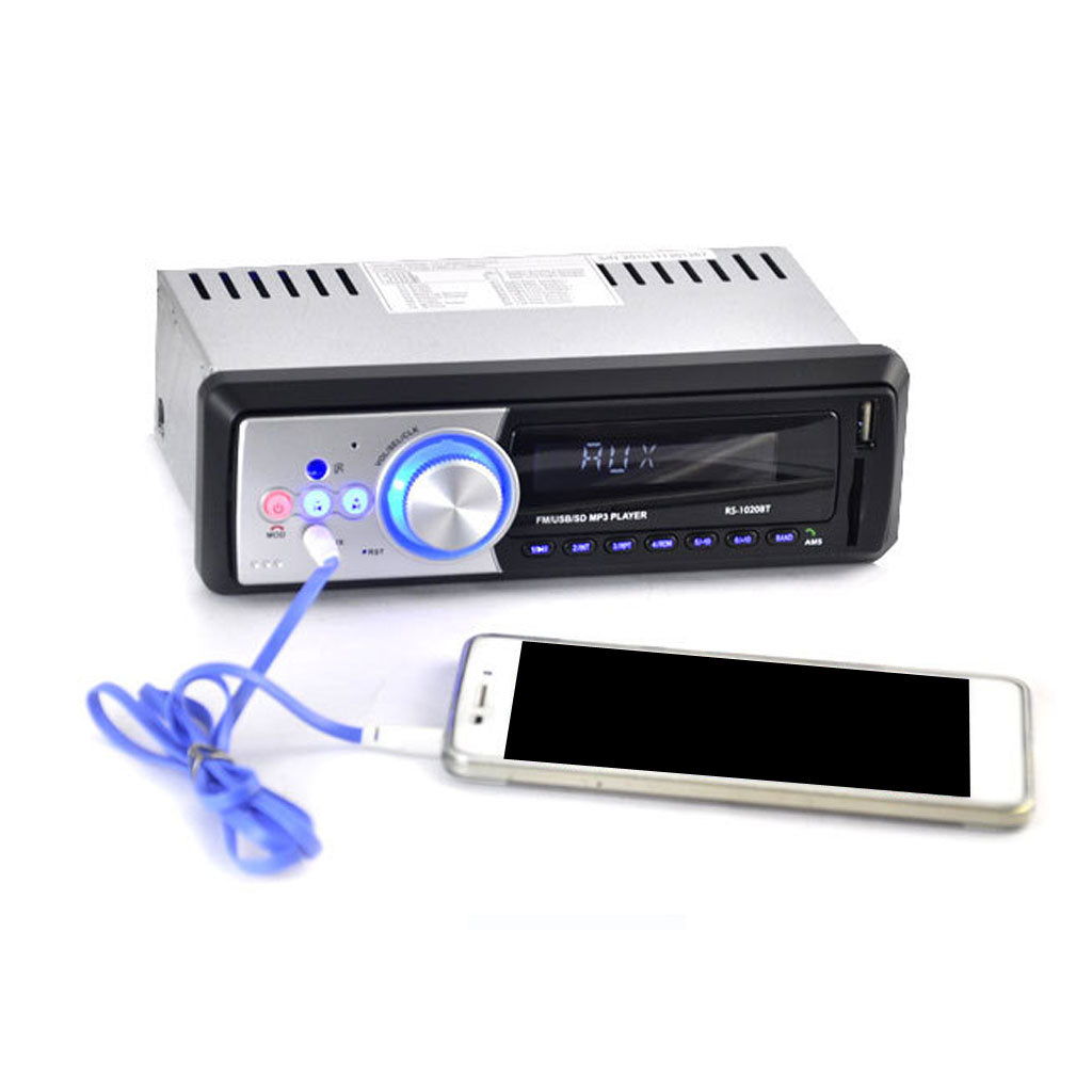 1020BT Bluetooth Car Audio Stereo FM/USB/SD/MP3 Player 1DIN 12V