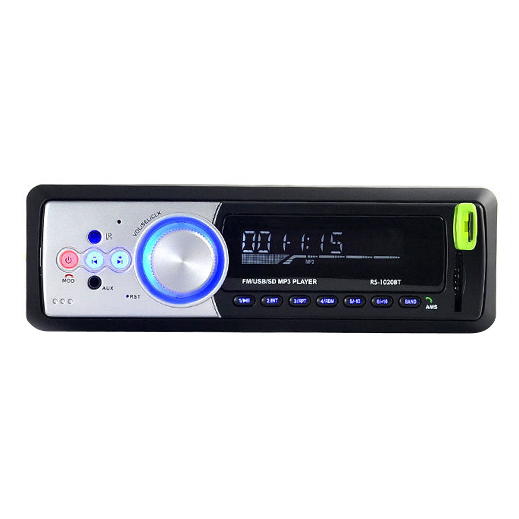 1020BT Bluetooth Car Audio Stereo FM/USB/SD/MP3 Player 1DIN 12V