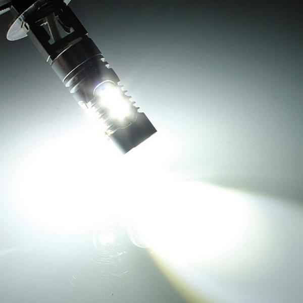 2PCS H3 2323 10SMD 12V-24V 6500K LED Car Signal Reverse Lights Bulbs White