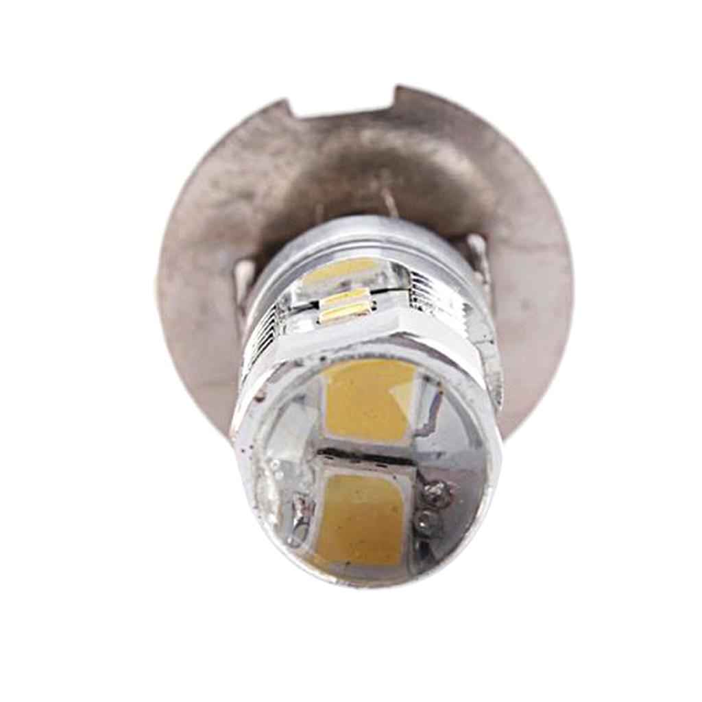 2PCS H3 2323 10SMD 12V-24V 6500K LED Car Signal Reverse Lights Bulbs White