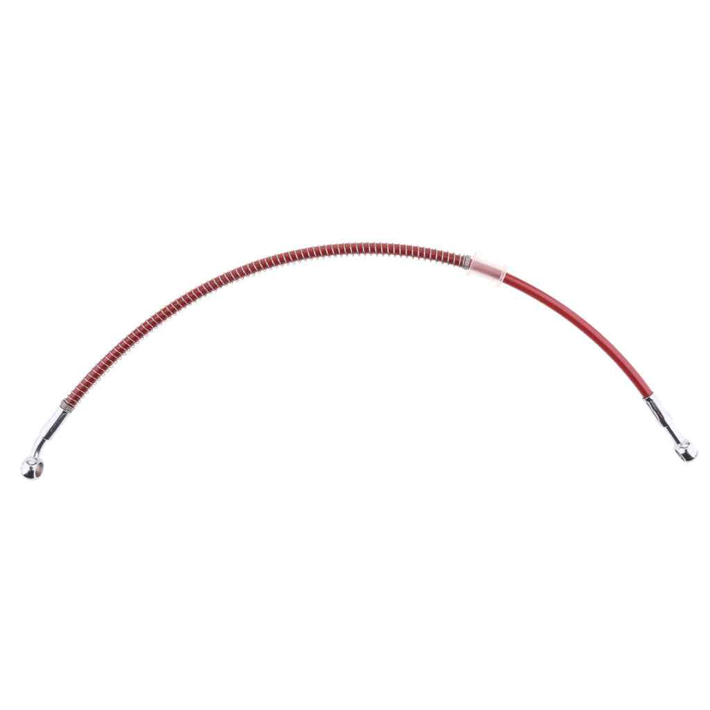 45cm Red Universal Motorcycle Brake Braided Hose Line Pipe