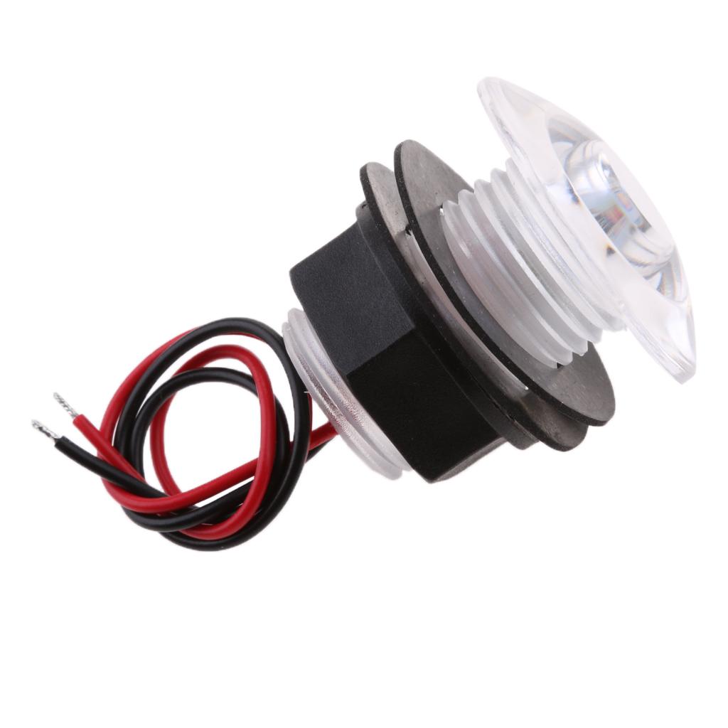 12V 5W Boat Livewell Courtesy Stair LED Light Lamp Waterproof Blue +White