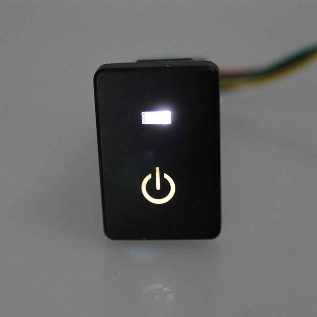 Push Switch White LED Power Symbol For Toyota Sequoia Highlander 2008-up