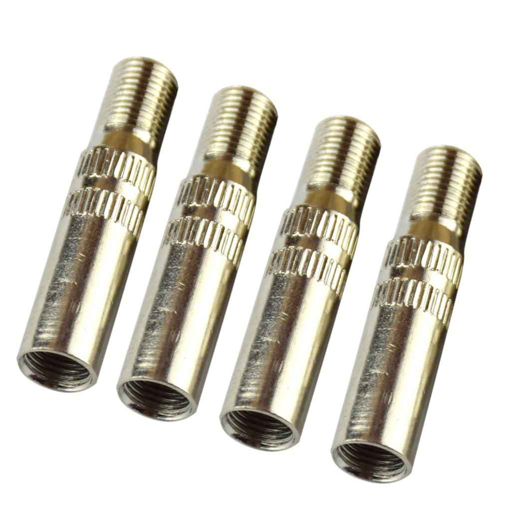 4 Sets Universal Car Bike Motorcycle Tyre Valve Extension Cap 39mm Adaptor Brass