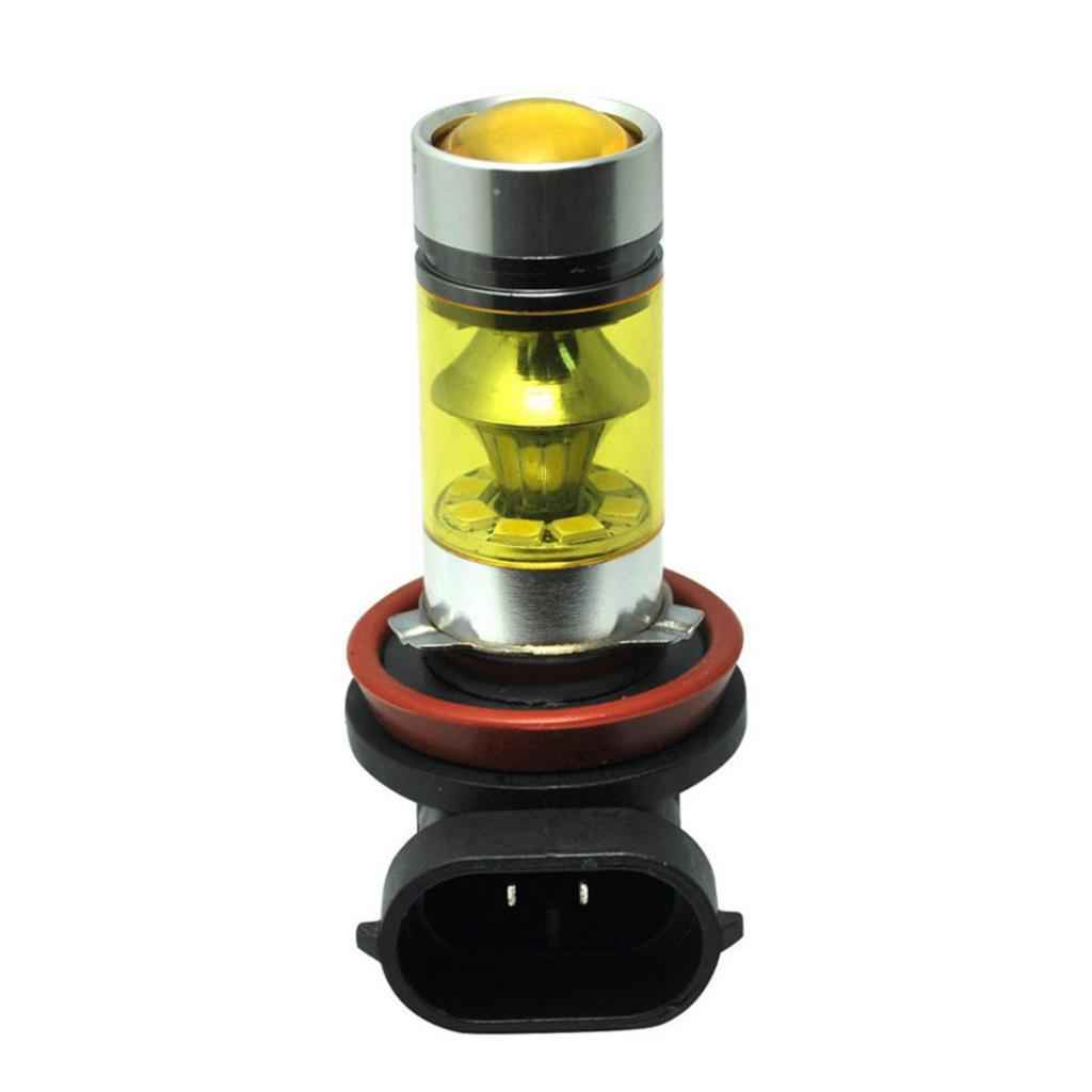 2 Pieces H11 H8 H9 2323 20LED 100W Car Fog Driving DRL Light  4300K Yellow