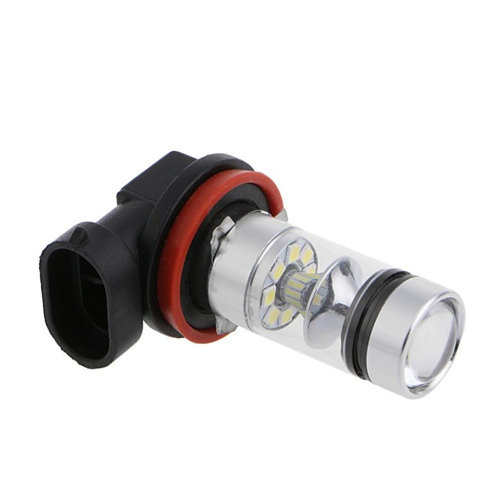 2PCS WHITE H16/ H11 100W 8000K LED FOG DRIVING LIGHT BULBS LAMP