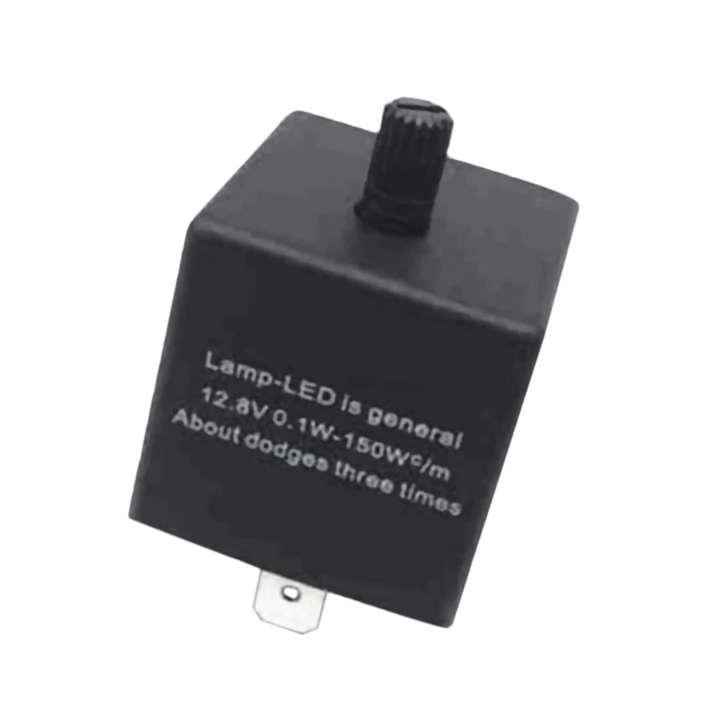 2xCF13 3Pin Car Autos Adjustable Flasher Relay Fix LED Light Turn Signal Flash
