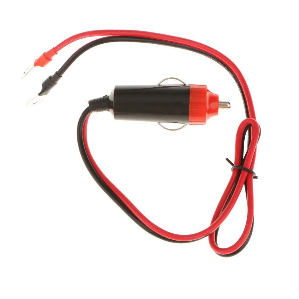 Cigarette Lighter Plug Cable Car Power Supply Inverter Adapter Wire 12V 10A