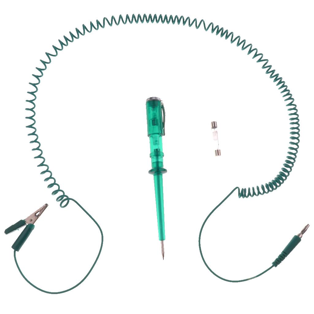 4xCar Circuit Tester Test Pencil Light Led Probe Car Motorcycle DC 6V 12V 24V