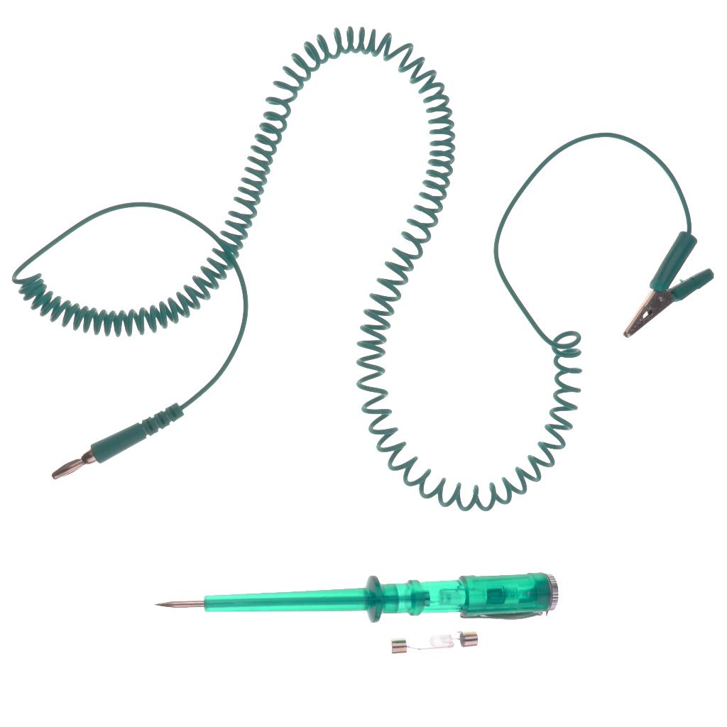 4xCar Circuit Tester Test Pencil Light Led Probe Car Motorcycle DC 6V 12V 24V