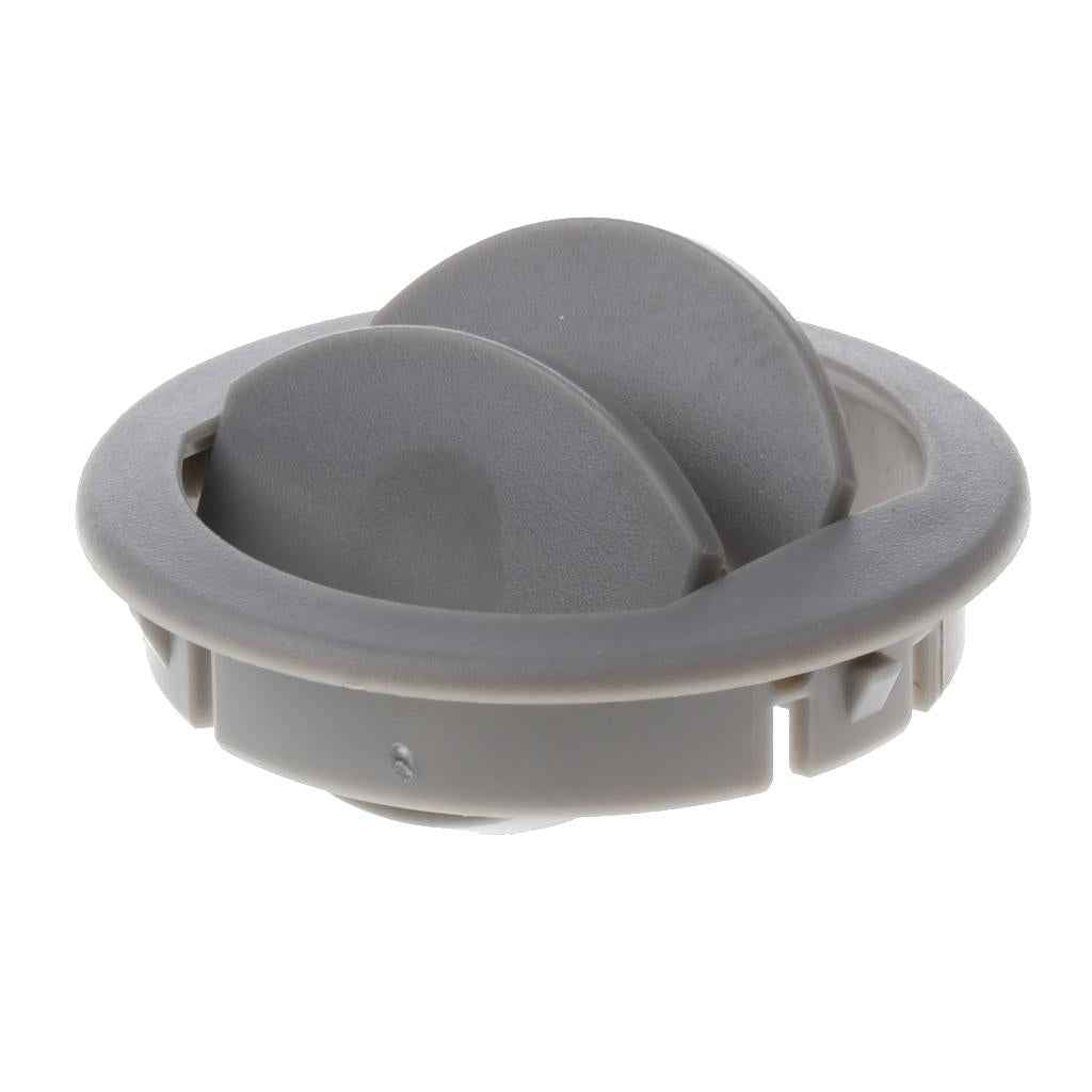 ABS Plastic RV ATV Trailer Interior Round A/C Vent Air Outlet 360° Rotating Gray