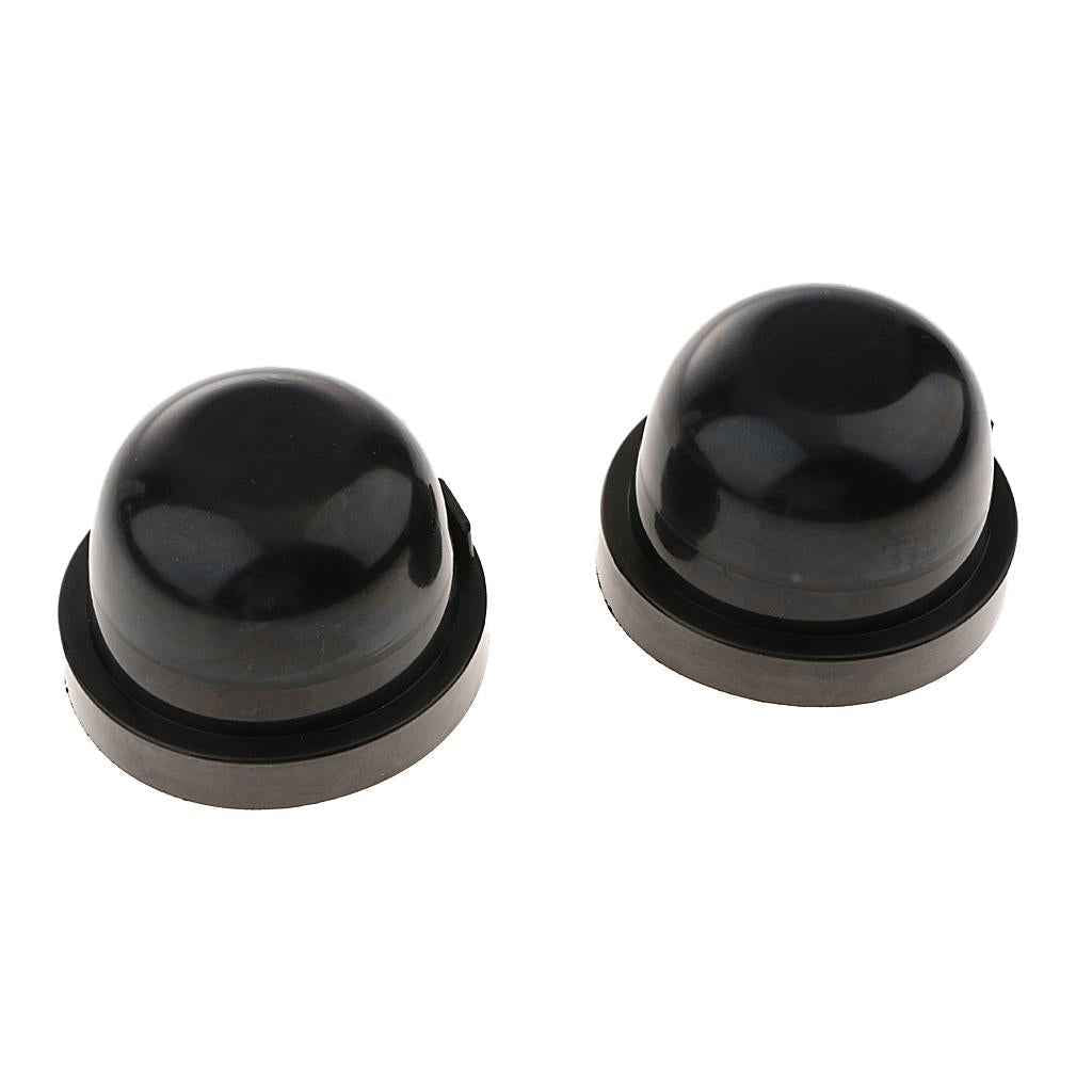 2x Universal HID LED Headlight Headlamp Dust Cover Light Cap Dustproof 75mm