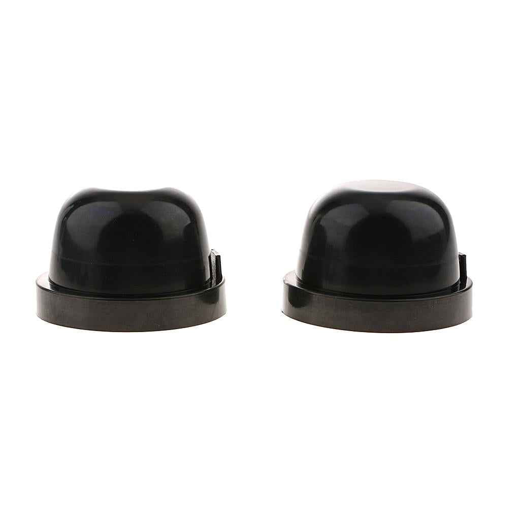 2x Universal HID LED Headlight Headlamp Dust Cover Light Cap Dustproof 75mm